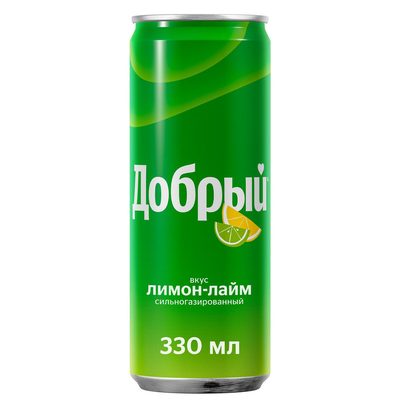 Добрый вкус "Лимон-лайм" 0.33 ж/б