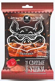 УШКИ "Наши Снеки" ПАПРИКА, 90гр 